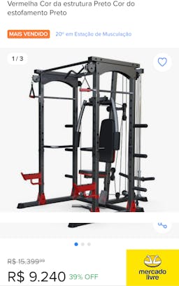 Estação de musculação recomendada - https://meuequipamento.com/